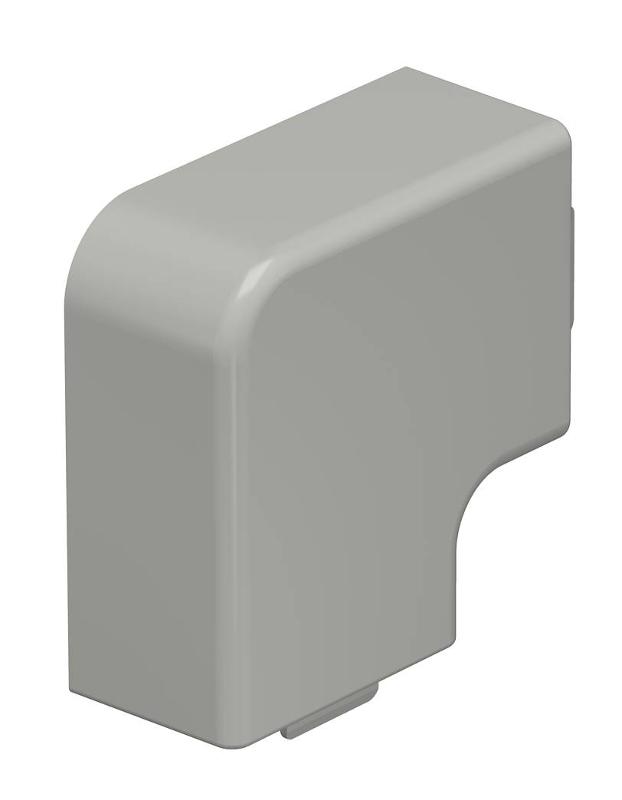 Крышка плоского угла кабельного канала WDK 25x40 мм (ПВХ,серый) (WDK HF25040GR) | 6158625 | OBO Bettermann — OBO Bettermann