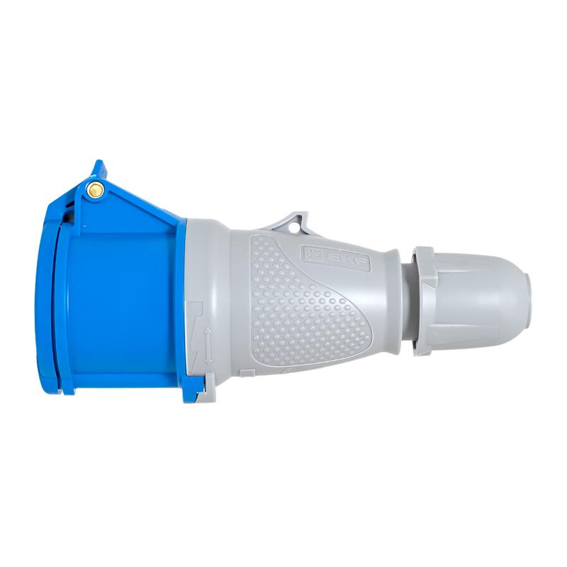 Розетка переносная 213 2Р+РЕ 16А 220В IP44 EKF PROXIMA | ps-213-16-220-PRO | EKF — миниатюра 4