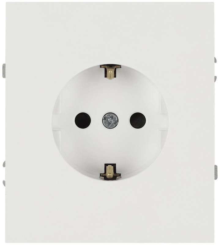 Розетка Arktik 16-2102-08 с заземлением 2P+E Schuko со шторками 16А-250В белый матовый | Б0070431 | ЭРА — ЭРА (Энергия света)