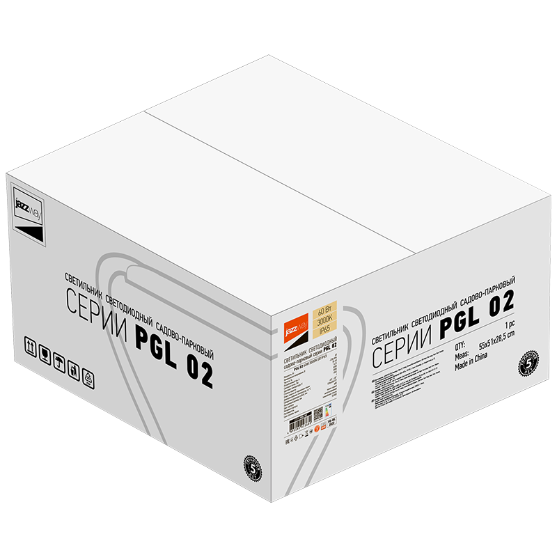 Светильник светодиодный садово-парковый венчающий  PGL 02 PGL 02 60w 3000K GR IP65 | .5023680 | Jazzway — миниатюра 5
