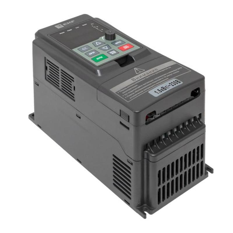 Преобразователь частоты 1,5/2,2кВт 1х230В VECTOR-100 EKF | VT100-1R5-1B | EKF — миниатюра 51