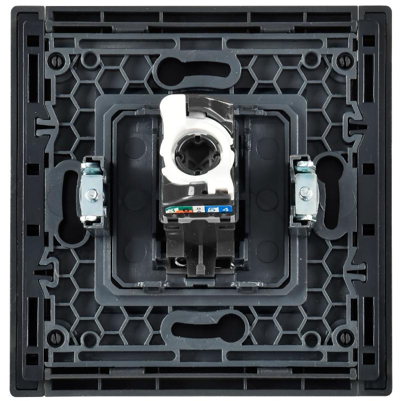 FORTE&PIANO Розетка комп. RJ45 кат.5E FP532 сталь | FP-K10-1-K46 | IEK — миниатюра 7