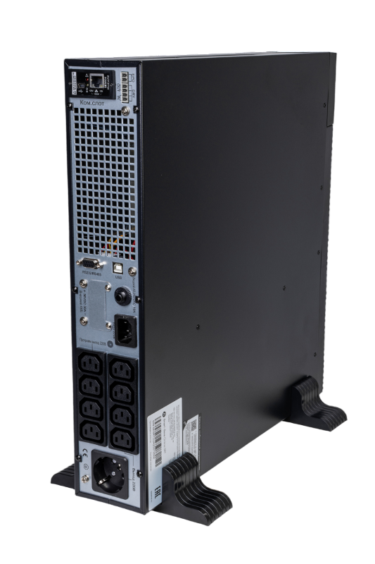 ИБП SRTSE 2 поколения 1000 ВА/Вт, 2U, 8 C13+1 Schuko, USB, RS-232, сухие контакты, SNMP-карта | SRTSE1000RTXLIG2-NC | SE — миниатюра 2