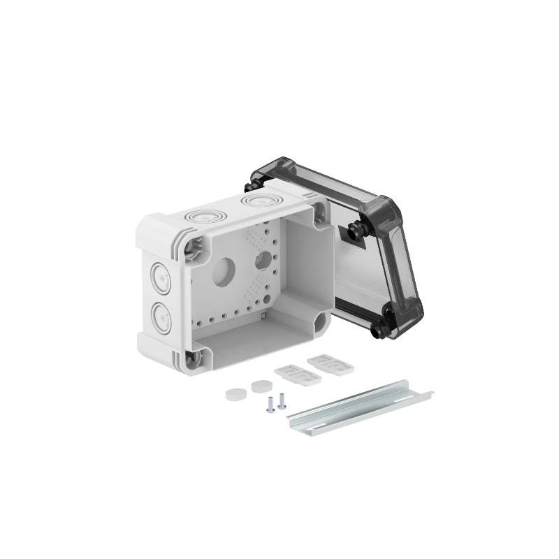 Распределительная коробка X06, IP 67, 151х167х87 мм, с прозрачной крышкой и DIN-рейкой | 2005092 | OBO Bettermann — OBO Bettermann