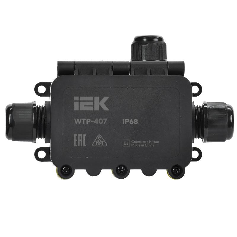 Коробка распред. герметичная WTP-407 3 ввода IP68 | UWB10-T-450-40-03-68 | IEK — миниатюра 2