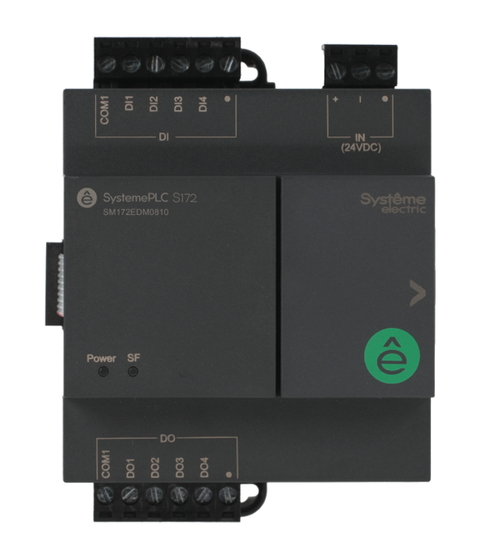 Дискретный модуль ввода/вывода; 24 VDC; 8 IO: 4 DI, 4 DO (транзистор) | SM172EDM0810 | SE — Systeme Electric
