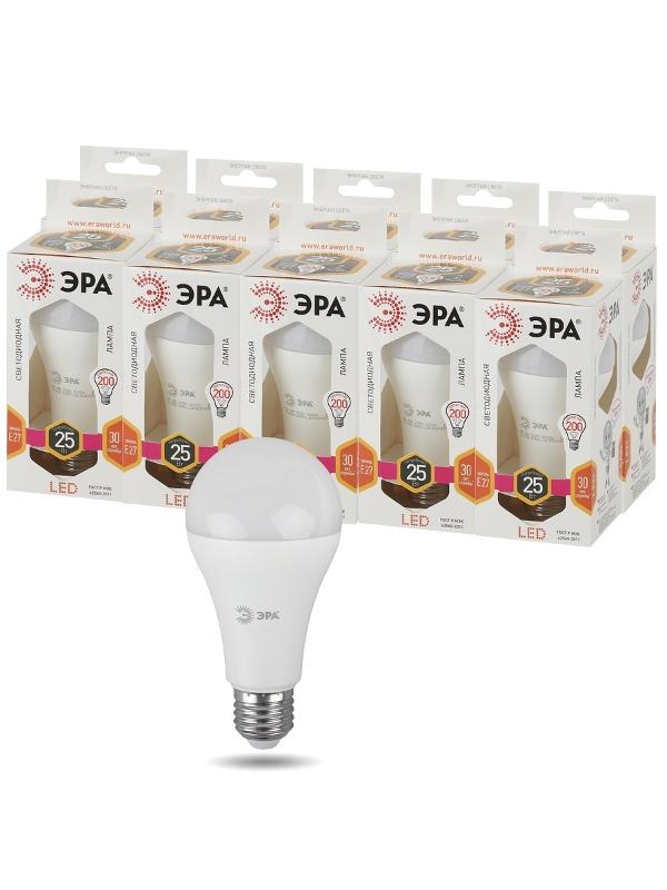 Лампа светодиодная LED 25Вт E27 2700К СТАНДАРТ груша | Б0035334 | ЭРА — миниатюра 2