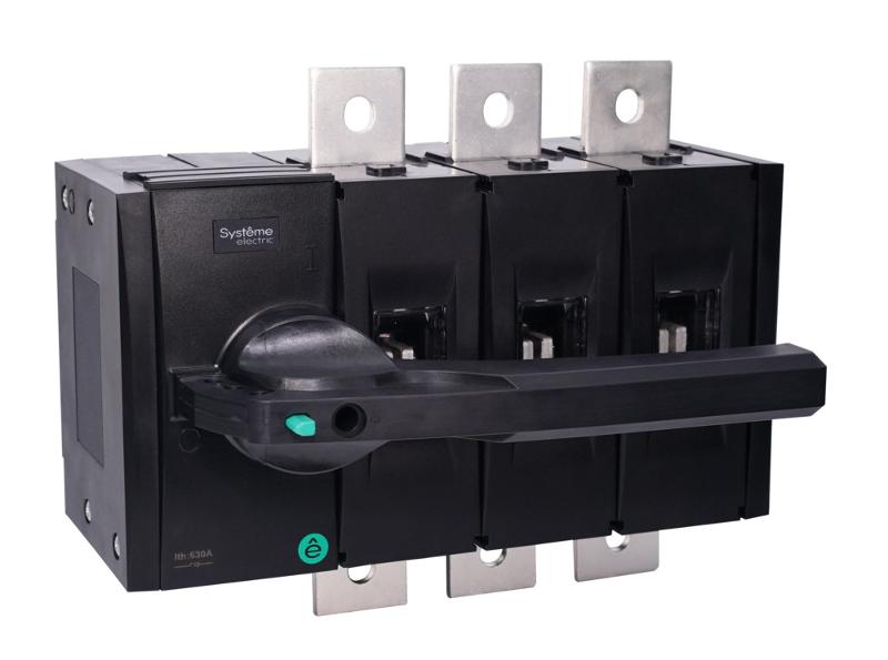 ВЫКЛ-РАЗЪЕДИНИТЕЛЬ SYSTEMEPACT SD630 4P 315A  РУКОЯТКА СЛЕВА ФРОНТ_РУКОЯТКА ЗАКАЗЫВАЕТСЯ ОТДЕЛЬНО | SSD06304LF0315 | SE — миниатюра 2