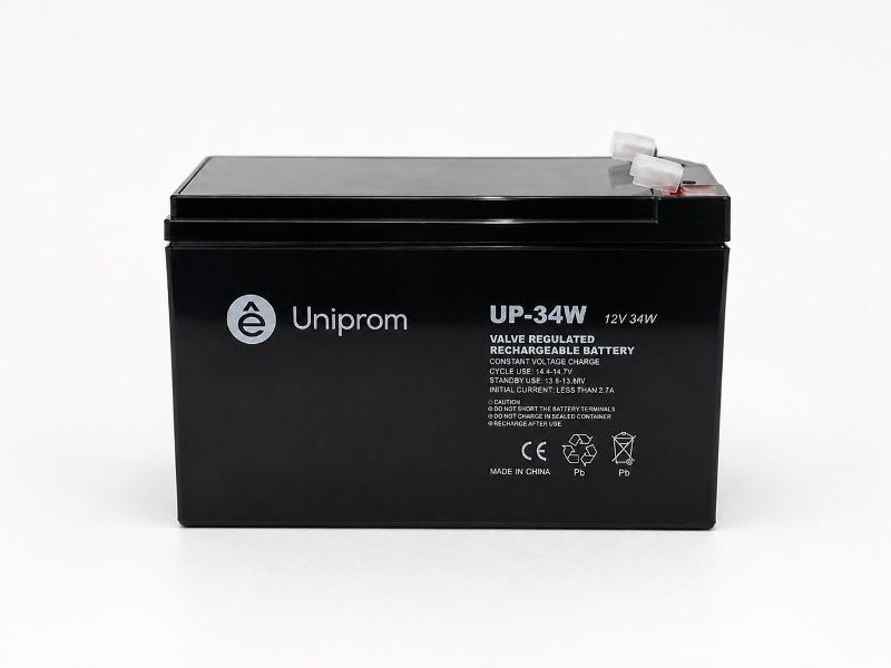 VRLA Батарея Uniprom 12V 9Ач свинцово-кислотная — миниатюра 2