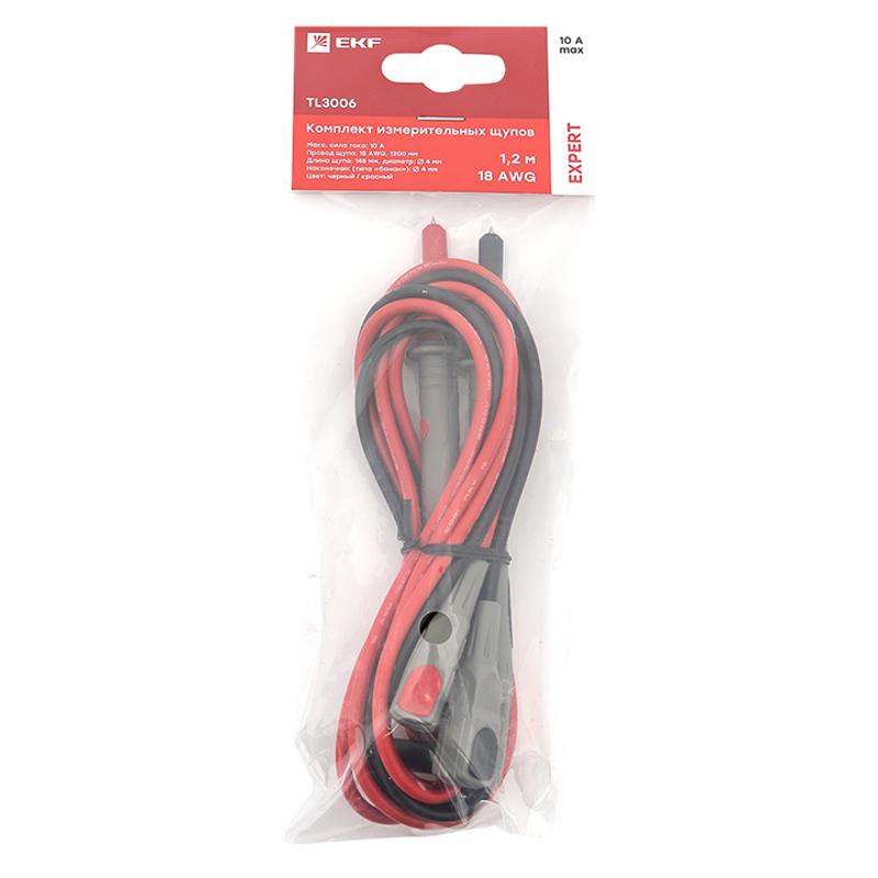 Комплект измерительных щупов TL3006 (1.2м)(18AWG) EKF Expert | TL3006 | EKF — миниатюра 9