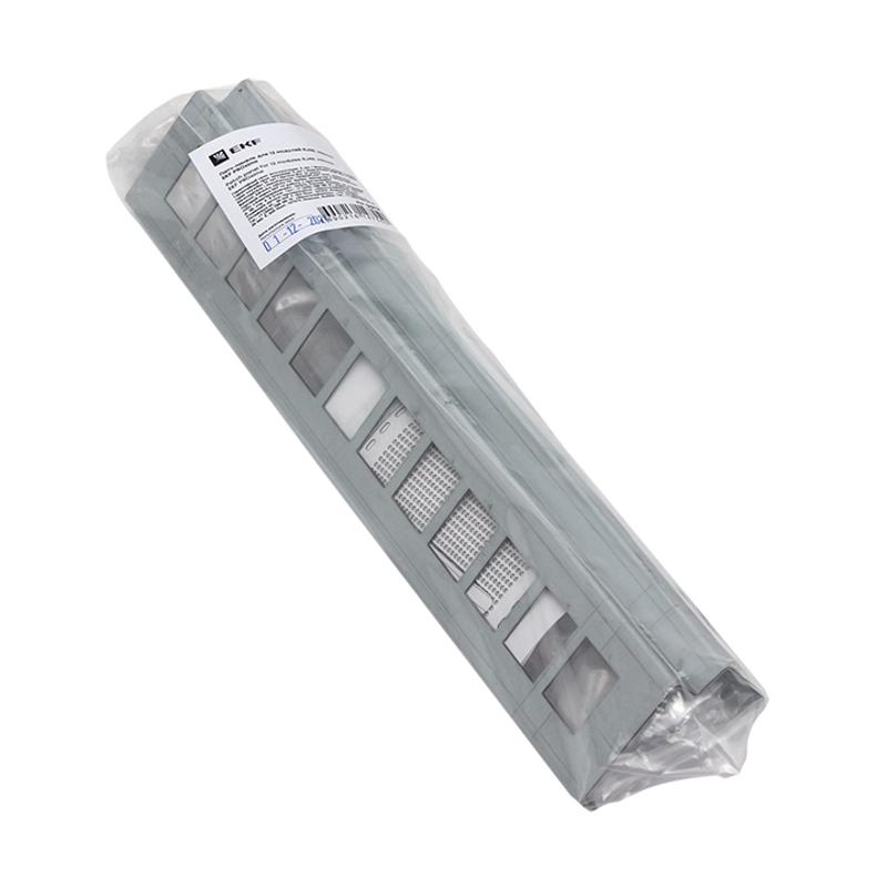 Патч-панель для 12 модулей RJ45 "Nova" EKF PROxima | nv-pp12 | EKF — миниатюра 2