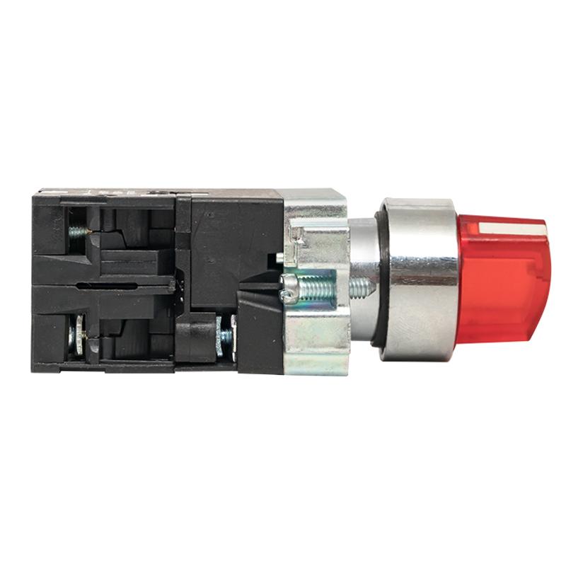 Переключатель BD33 3P c красной подстветкой 230В NO PROxima | xb2-bk33-r-230 | EKF — миниатюра 3