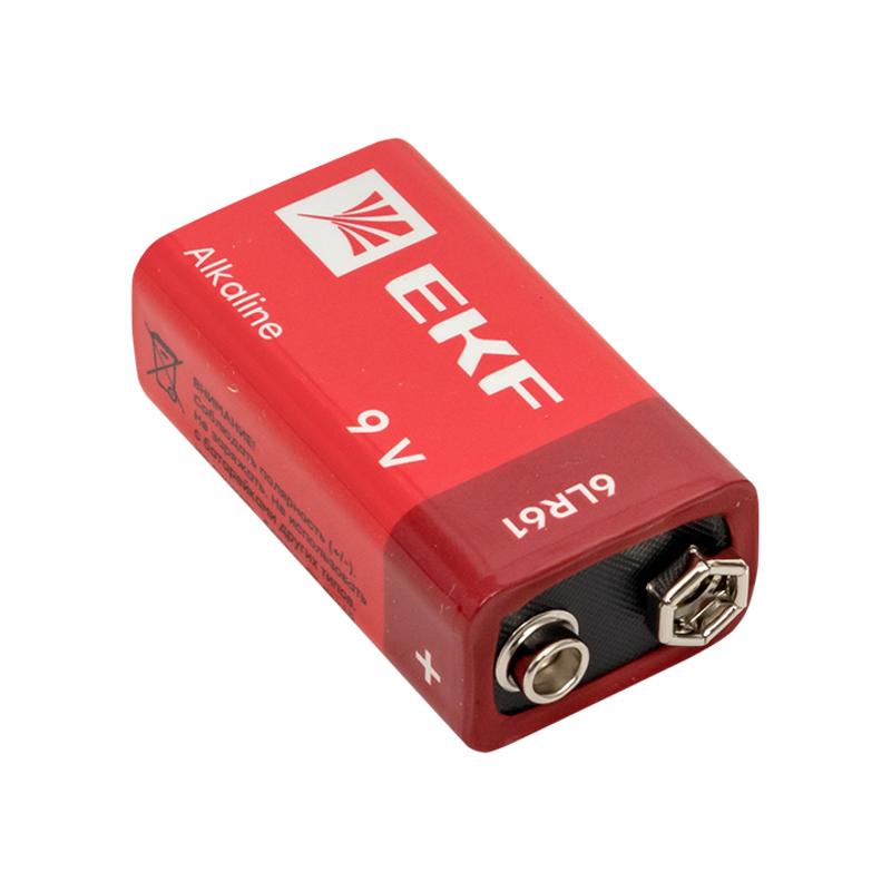 Батарейка алкалиновая типа 9V(6LR61) блистер 1шт. | 9V-BL1 | EKF — миниатюра 5