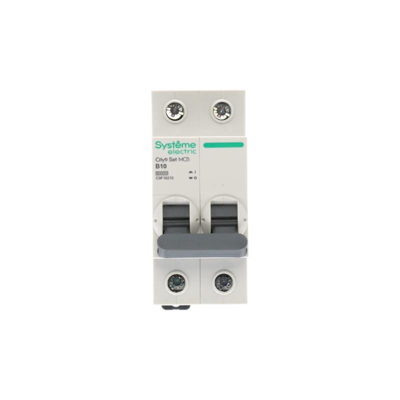 Выключатель автоматический двухполюсный 10A B 6kA City9 | C9F16210 |Systeme Electric — миниатюра 7