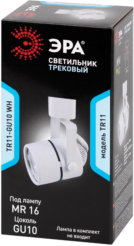 Светильник трековый под лампу TR11-GU10 WH MR16 белый | Б0044269 | ЭРА — миниатюра 2
