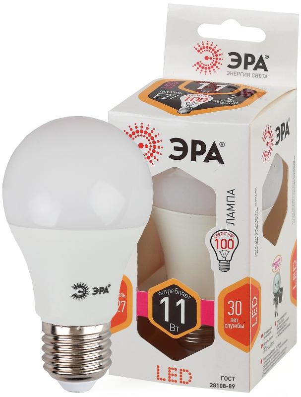 Лампа светодиодная LED A60-11W-827-E27 | Б0030910 | ЭРА — ЭРА (Энергия света)