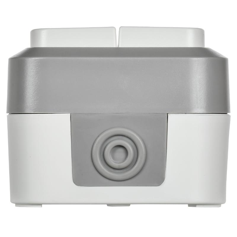 TORS Выключ. двухкл. прох. 10А IP55 TS225 сер-бел | TS-V22-0-10-55-K41 | IEK — миниатюра 3