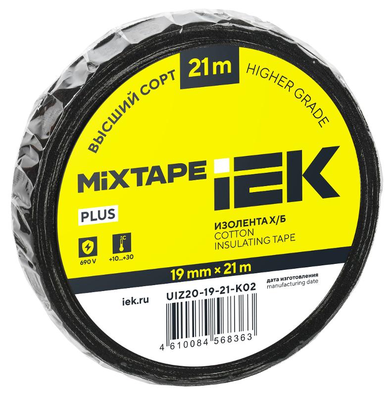 Изолента Х/Б MIXTAPE 5 19мм 21м  | UIZ20-19-21-K02 | IEK — IEK (ИЭК)