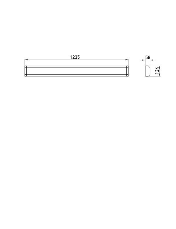 Светильник DPO B 1200 2хT8 G13 IP40 с рассеив. под 2 светодиод. лампы T8 2хG13 LED 12| Б0071381| ЭРА — миниатюра 4