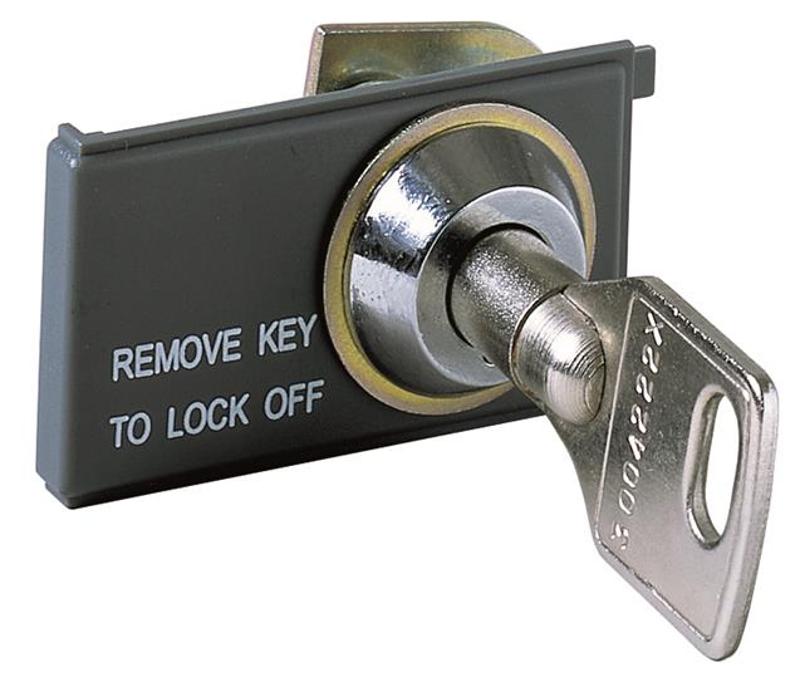 Блокировка выключателя в разомкнутом состоянии KEY LOCK E1/6 new - одинаковые ключи N.20005 | 1SDA058270R1 | ABB — ABB
