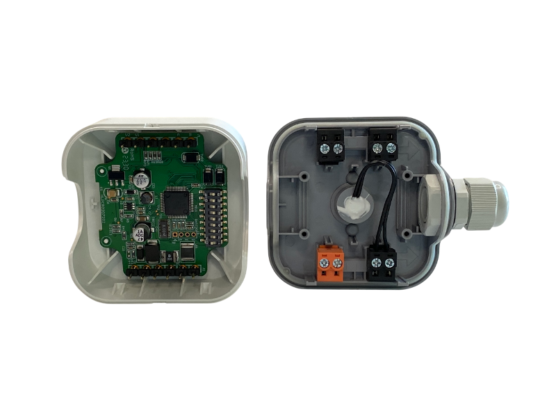 Датчик температуры погружной, 0…+100°С 0…10В RS485/Modbus 100мм ~24В±20%/=15…35В с гильзой 50мм | SPT2VM100 | SE — миниатюра 2