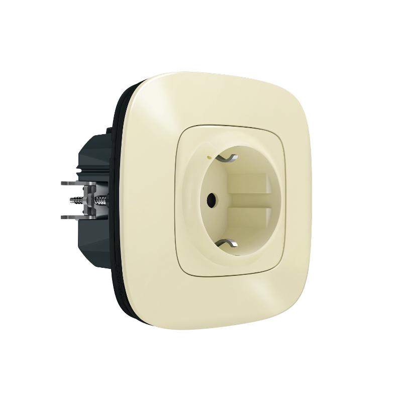 Розетка умная с/з Valena Allure 16А 230В сл. кость Netatmo — миниатюра 3