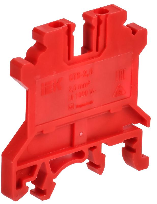 ARMAFIX Клемма винтовая CTS 2,5мм2 красная | AF-CT10-00-K04-002 | IEK — миниатюра 2