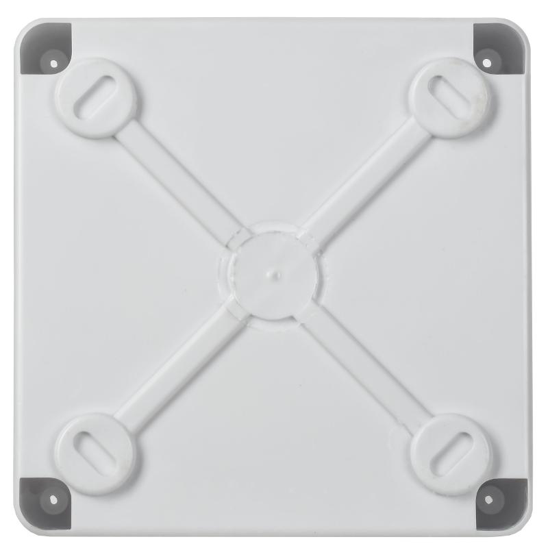 Коробка распределительная КМ для о/п 100х100х45мм IP44 6 вв. белая IEK | UKO11-100-100-045-K01-44 | IEK — миниатюра 5