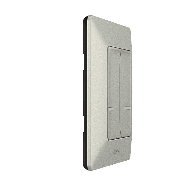 Выключатель Умный беспроводной 2-кл. Valena Life алюм. Netatmo — миниатюра 3