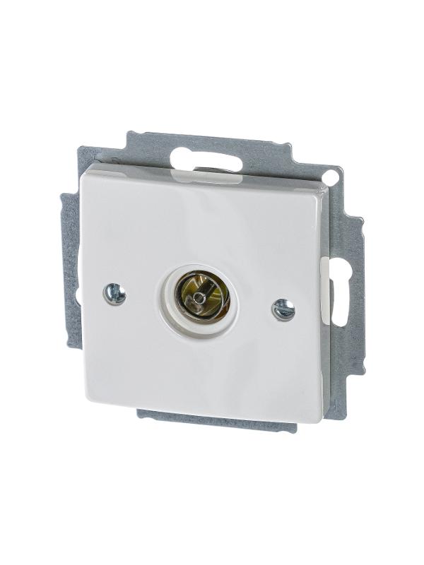 ABB Basic 55 Альп. белый Розетка TV оконечная | 1724-0-4276  | 2CKA001724A4276 | ABB — ABB