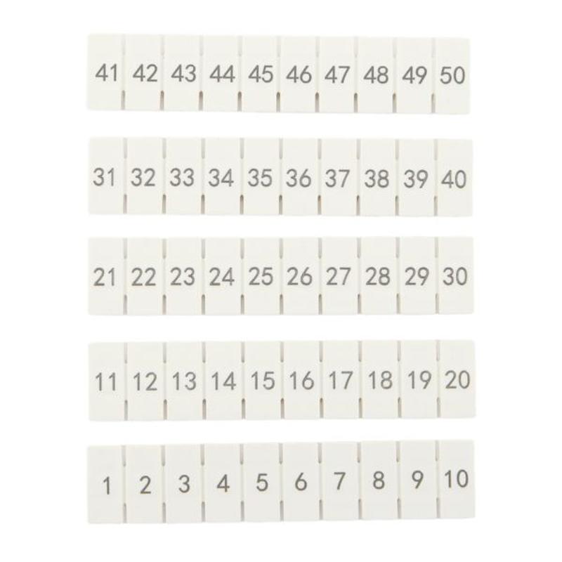 Маркировка для клемм 2.5 UT 1-50| scr-ut-mrk-2,5-1-50 | EKF — миниатюра 5