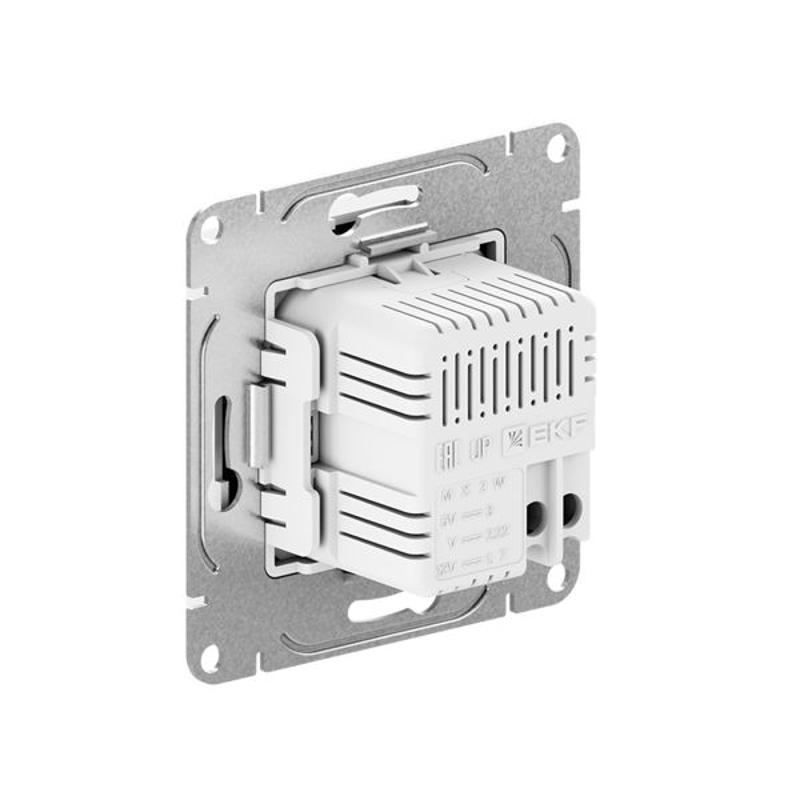Механизм розетки USB-С, быстрая, графит Эпика  |UP1-SOG-USBCF| EKF — миниатюра 4