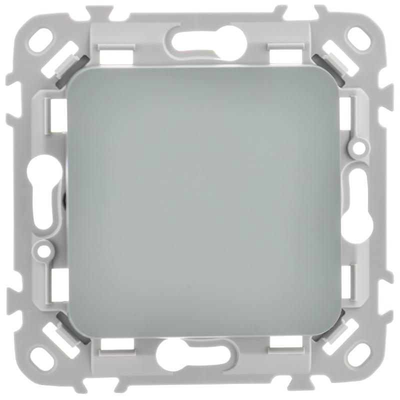 FLITE Выключатель 1-клавишный 10А ВС11-1-0-ФлС серый | FI-V10-0-10-1-K03 | IEK — миниатюра 3