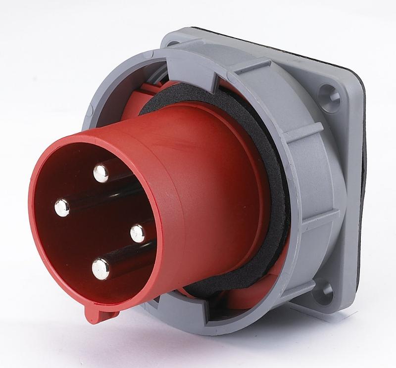 Вилка для скрытой проводки 634 3Р+РЕ 63А 380В IP67 В | 26066DEK | DEKraft — DEKraft