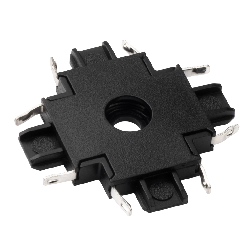 Коннектор черный X-обр.   для магнитного шинопровода MTR16 CX-BL  | .5057357 | Jazzway — Jazzway
