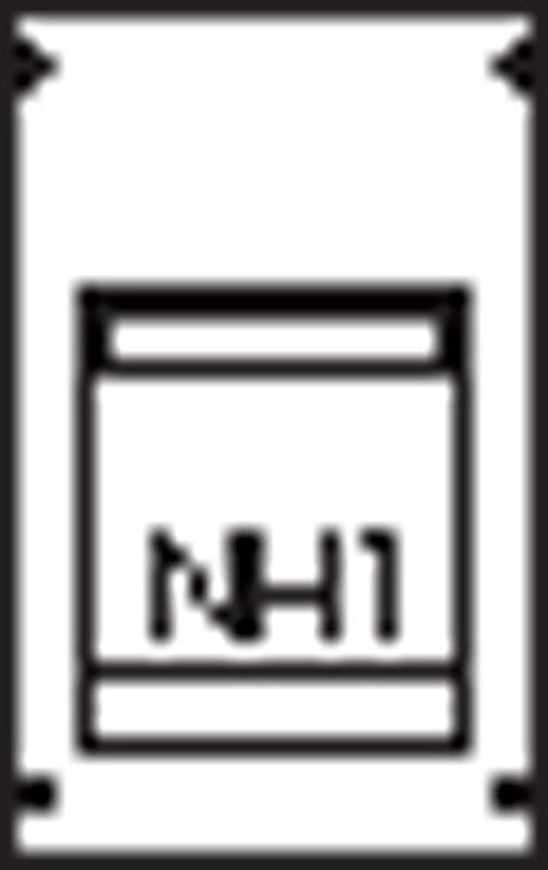 Пластрон для 1 NH1 1ряд/3 рейки | AG72 | ABB — ABB