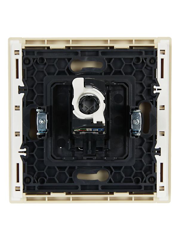 FORTE&PIANO Розетка комп. RJ45 кат.5E FP432 ваниль | FP-K10-1-K10 | IEK — миниатюра 3