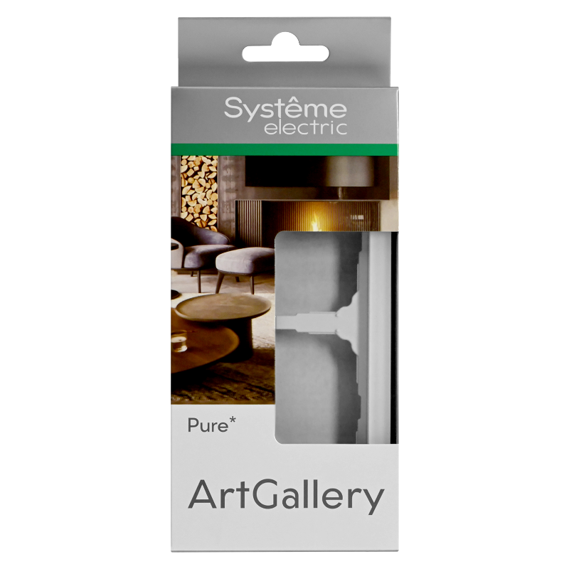ArtGalery Pure Белый Рамка 2-постовая , МАТОВОЕ органическое стекло | GAL330102 | SE — миниатюра 3