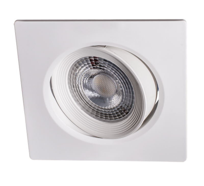 Светильник светодиодный Downlight встраиваемый поворотный PSP-S 9044 7W White 3000K 38° квадр/поворот IP40 белый | .5022812 | Jazzway — миниатюра 4