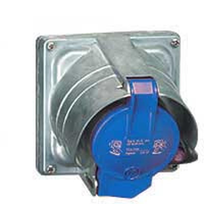 Встраиваемая розетка Hypra - IP 44 - 3К+З - 63 А - пластик — миниатюра 2