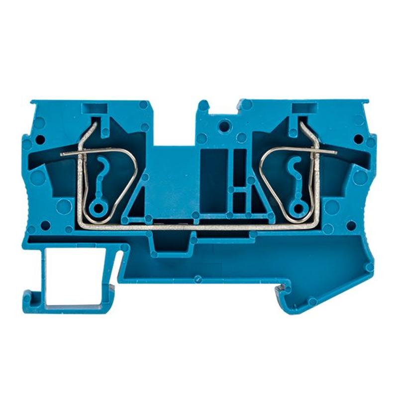 Колодка клеммная пружинная JXB-ST-4 41А синяя EKF PROxima | plc-jxb-st-4-blue | EKF — миниатюра 9