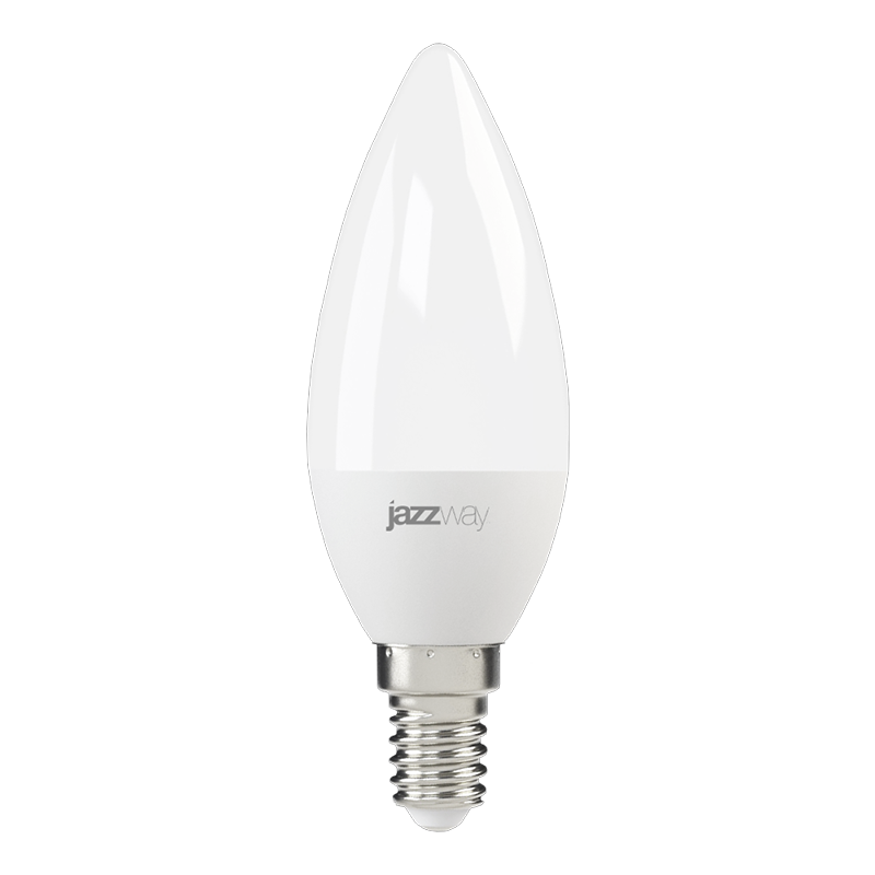 Лампа светодиодная LED 7Вт E14 220В 3000К PLED- SP C37 свеча | 1027818-2 | Jazzway — миниатюра 1