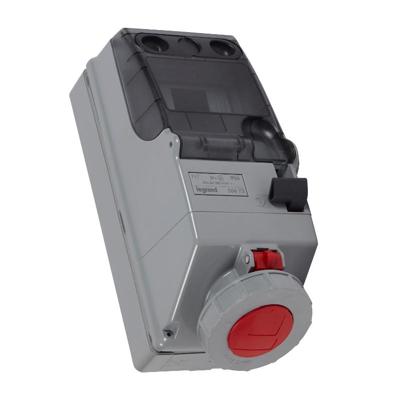 Комбинированный щиток - P17 Tempra Pro - с рейкой DIN - IP 66 - 380/415 В~ - 32 A - 3К+З | 056673 | Legrand — Legrand