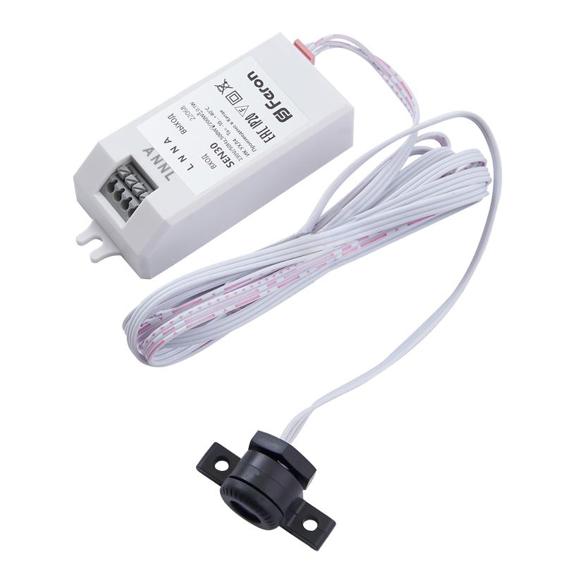 SEN30 230V 500W 5-8сm 30° датчик движения руки белый (кабель 1,5м) | 22068 | FERON — Feron