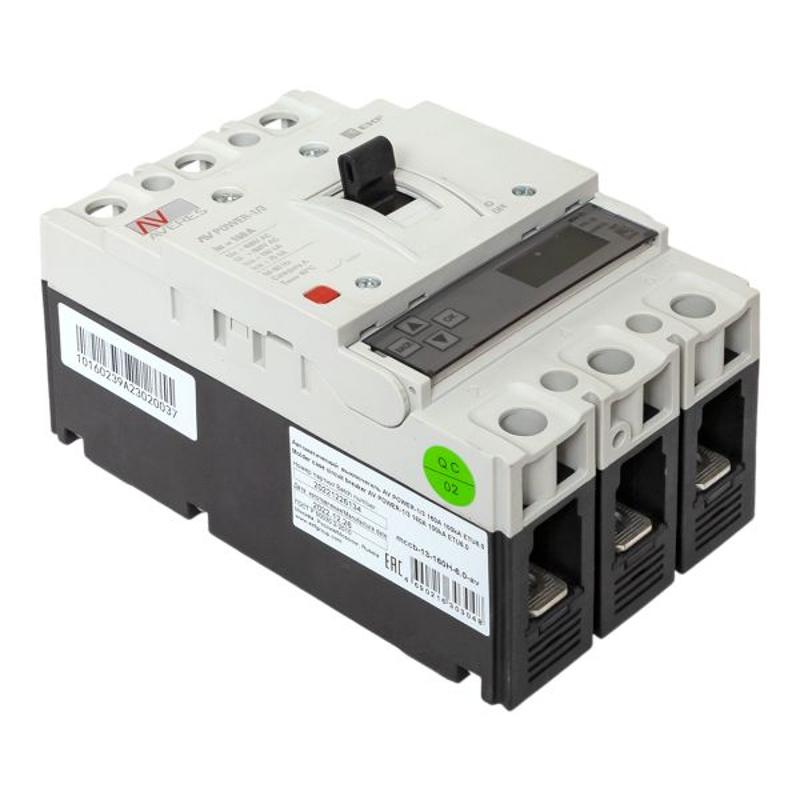 Выключатель автоматический AV POWER-1/3 160А 100kA ETU6.0 AVERES | mccb-13-160H-6.0-av | EKF — миниатюра 29