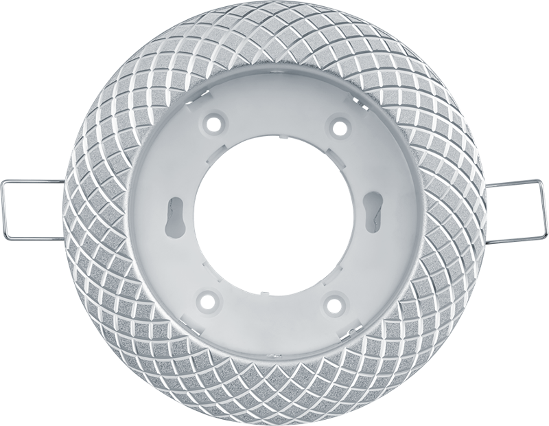Светильник встраиваемый под лампу GX53 NGX 93 074 NGX-R11-003-GX53 (Сетка матовый хром, серебро) | 93074 | Navigator — Navigator