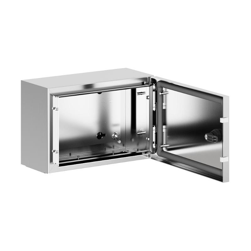 Корпус навесной STH с М/П из нержавеющей cтали AISI304 ВхШхГ 200x300x150 мм, с фланцем | R5STH0231F-304 | DKC — миниатюра 2