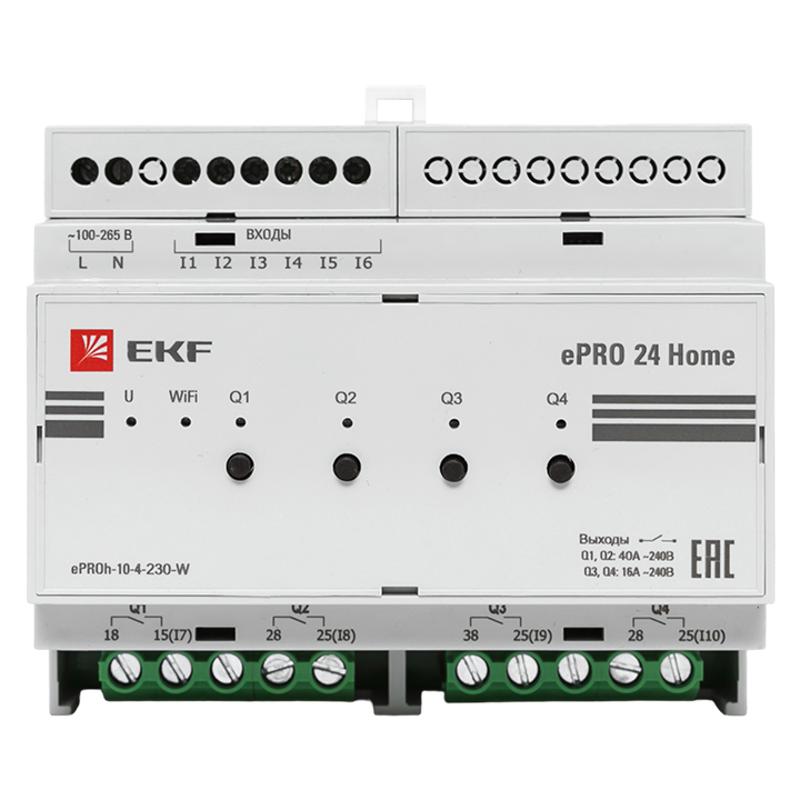 Контроллер ePRO24 удаленного управления 6вх\4вых 230В WiFi Home | ePRO-h-10-4-230-W | EKF — миниатюра 5