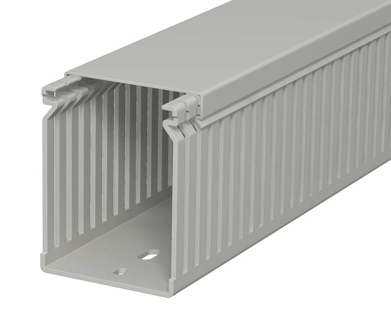 Распределительный кабельный канал LK4 80x60x2000 мм (ПВХ,серый) (LK4 80060) | 6178054 | OBO Bettermann — OBO Bettermann
