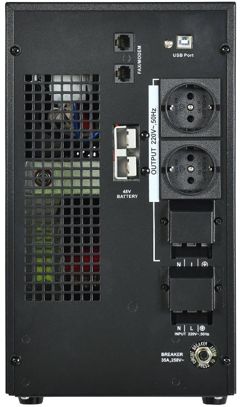 ITK ELECTRA LT ИБП 5кВА/4кВт 48VDC без АКБ USB Schuko | ELT-5000VA-1-L-S | ITK — миниатюра 4